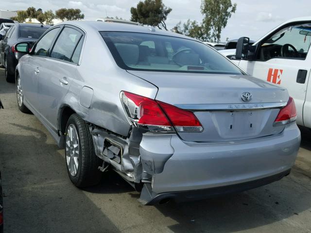 4T1BK3DB3CU443607 - 2012 TOYOTA AVALON BAS SILVER photo 3