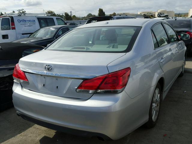 4T1BK3DB3CU443607 - 2012 TOYOTA AVALON BAS SILVER photo 4