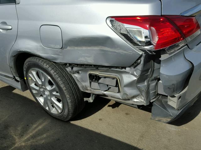 4T1BK3DB3CU443607 - 2012 TOYOTA AVALON BAS SILVER photo 9