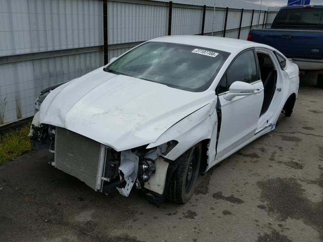 3FA6P0H74ER359503 - 2014 FORD FUSION SE WHITE photo 2