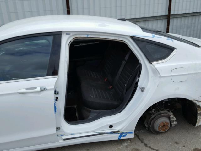 3FA6P0H74ER359503 - 2014 FORD FUSION SE WHITE photo 9