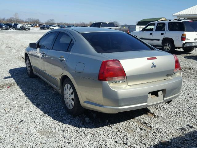 4A3AB36F85E067514 - 2005 MITSUBISHI GALANT ES GRAY photo 3