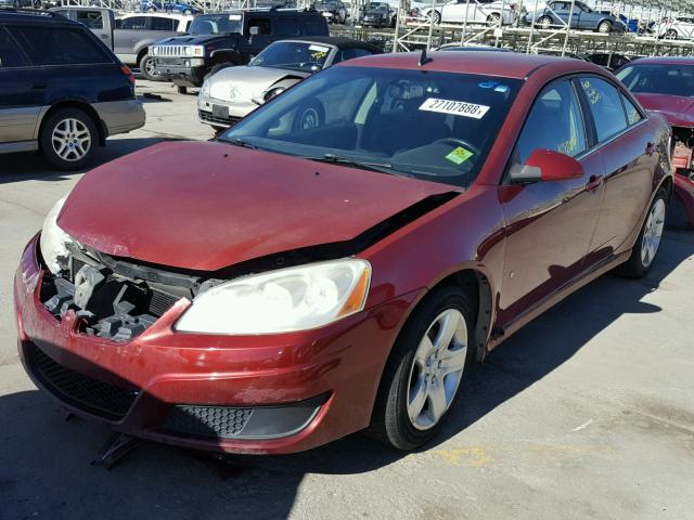 1G2ZJ57B994248654 - 2009 PONTIAC G6 RED photo 2