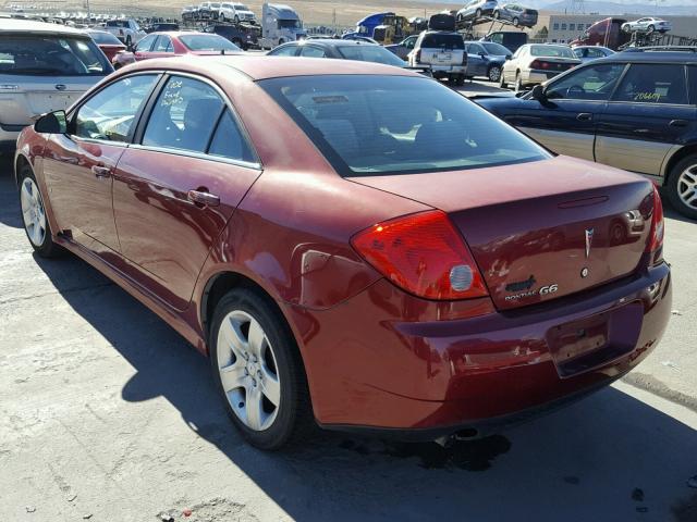 1G2ZJ57B994248654 - 2009 PONTIAC G6 RED photo 3