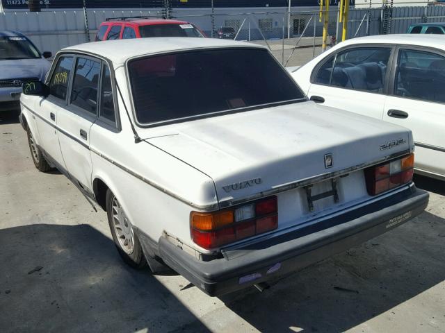 YV1AX8840K1359877 - 1989 VOLVO 244 DL WHITE photo 3