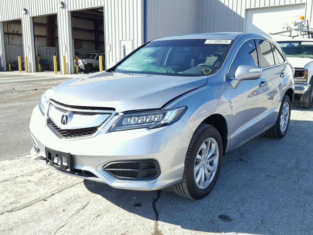 5J8TB3H57HL020444 - 2017 ACURA RDX TECHNO GRAY photo 2