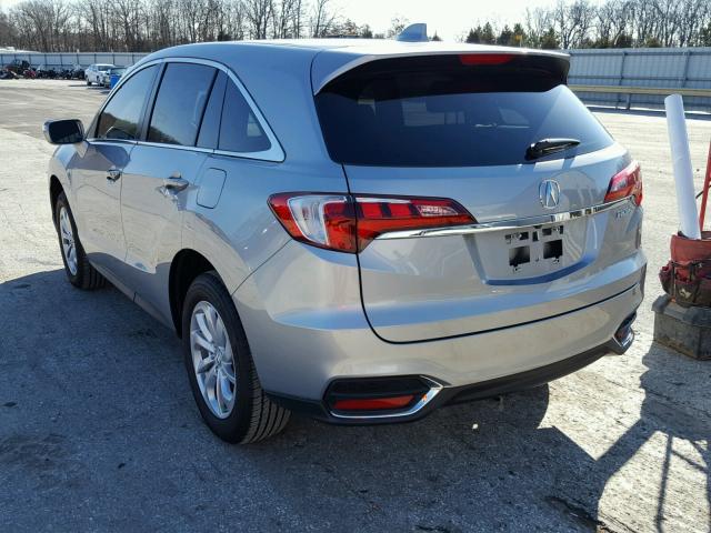 5J8TB3H57HL020444 - 2017 ACURA RDX TECHNO GRAY photo 3