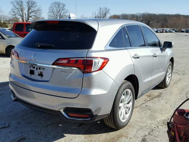 5J8TB3H57HL020444 - 2017 ACURA RDX TECHNO GRAY photo 4