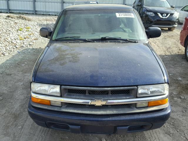 1GCCS19W0Y8244684 - 2000 CHEVROLET S TRUCK S1 BLUE photo 9