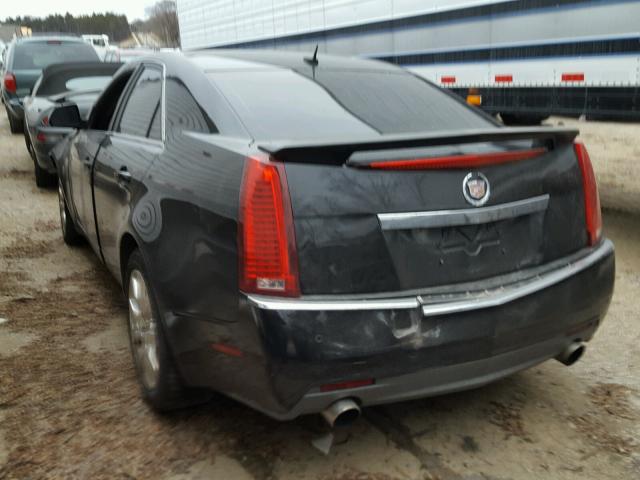 1G6DT57VX80180870 - 2008 CADILLAC CTS HI FEA BLACK photo 3