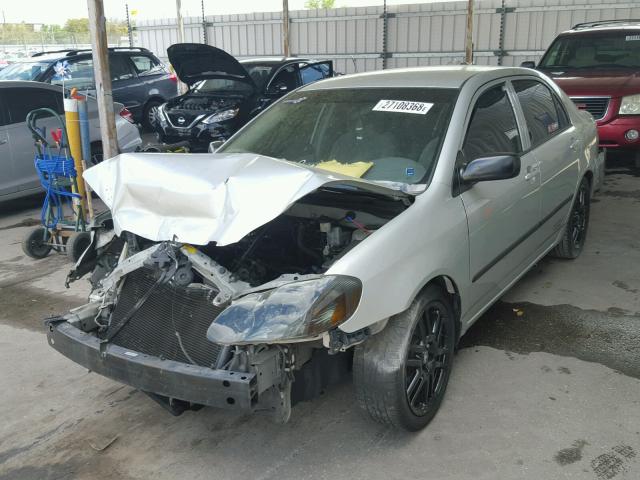 1NXBR32E34Z206478 - 2004 TOYOTA COROLLA SILVER photo 2