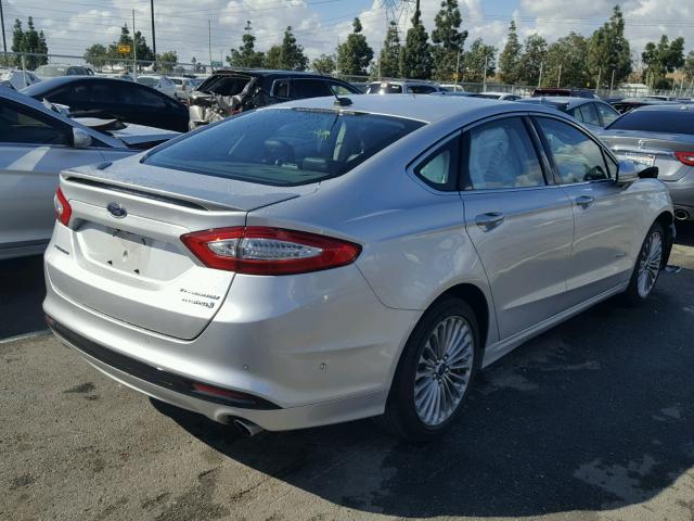 3FA6P0RUXER227785 - 2014 FORD FUSION TIT GRAY photo 4