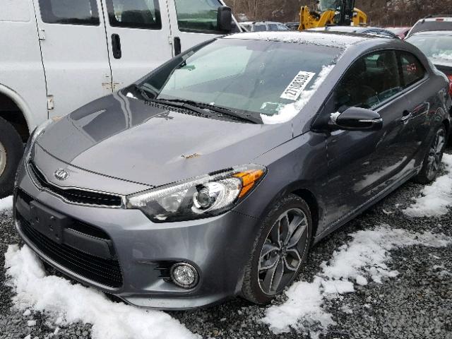 KNAFZ6A34G5641559 - 2016 KIA FORTE SX GRAY photo 3