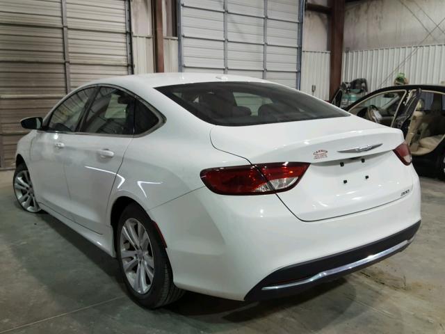 1C3CCCAB7FN630961 - 2015 CHRYSLER 200 LIMITE WHITE photo 3