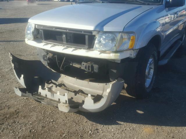 1FMZU77E51UC43881 - 2001 FORD EXPLORER S SILVER photo 9