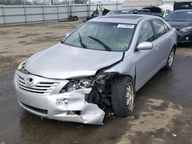 4T1BE46K47U711256 - 2007 TOYOTA CAMRY NEW SILVER photo 2