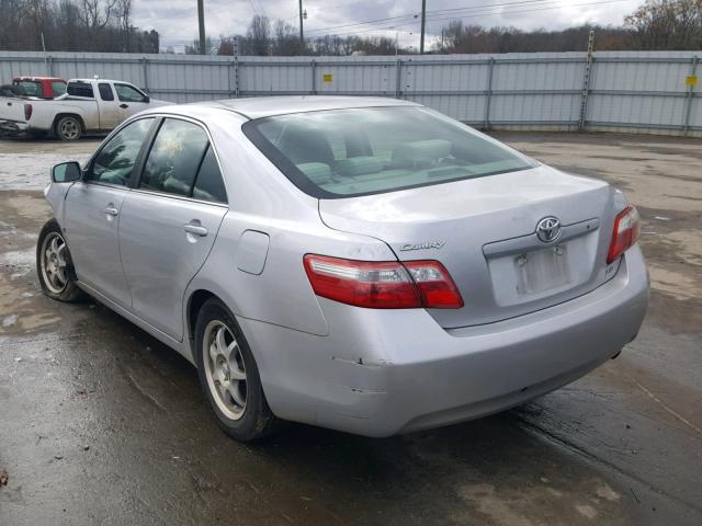 4T1BE46K47U711256 - 2007 TOYOTA CAMRY NEW SILVER photo 3