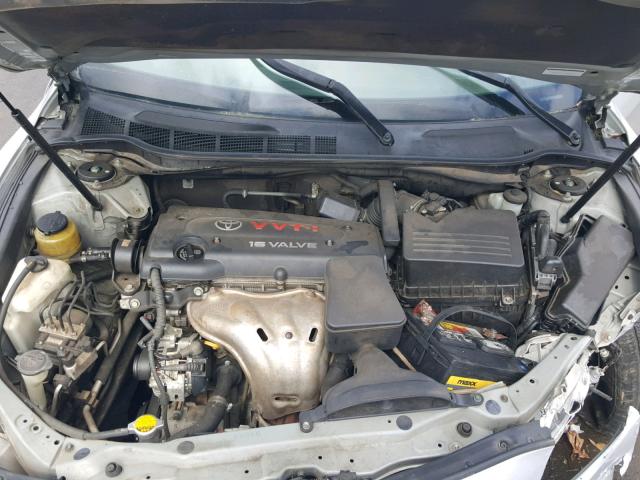 4T1BE46K47U711256 - 2007 TOYOTA CAMRY NEW SILVER photo 7