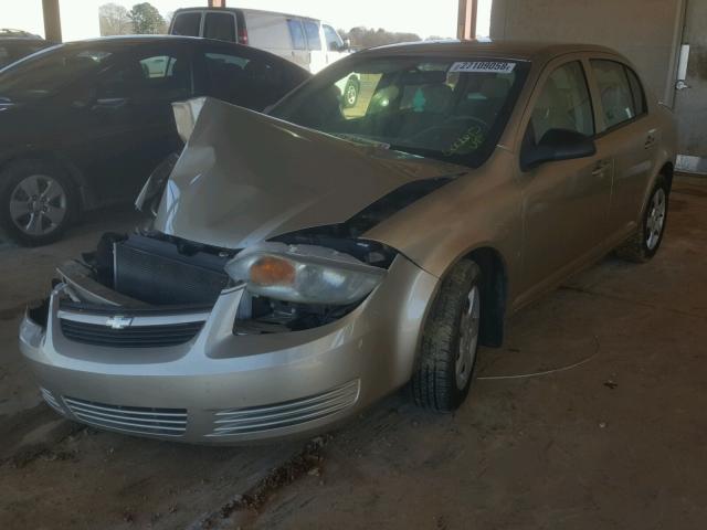 1G1AK55F167643300 - 2006 CHEVROLET COBALT LS TAN photo 2