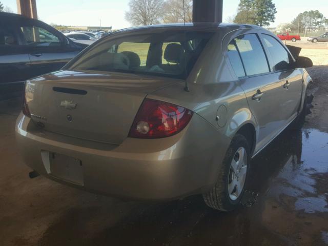 1G1AK55F167643300 - 2006 CHEVROLET COBALT LS TAN photo 4