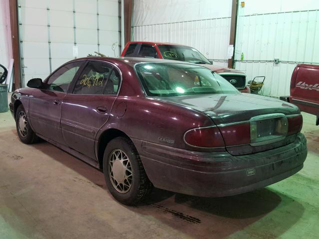 1G4HP54K424175849 - 2002 BUICK LESABRE CU MAROON photo 3