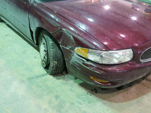 1G4HP54K424175849 - 2002 BUICK LESABRE CU MAROON photo 9