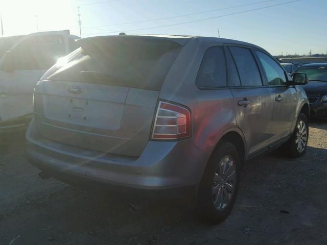 2FMDK39C87BB44121 - 2007 FORD EDGE SEL P GRAY photo 4