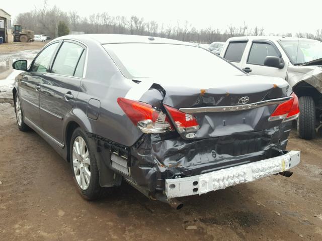 4T1BK3DB2BU415814 - 2011 TOYOTA AVALON BAS GRAY photo 3