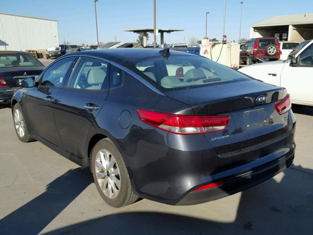 5XXGU4L31HG149902 - 2017 KIA OPTIMA EX CHARCOAL photo 3