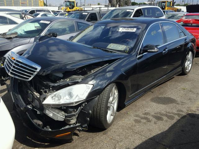 WDDNG71XX7A107153 - 2007 MERCEDES-BENZ S 550 BLACK photo 2