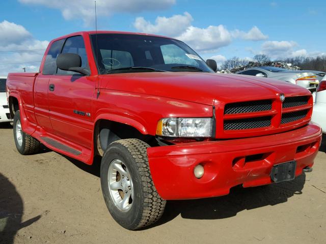 3B7HF13Z61G765521 - 2001 DODGE RAM 1500 RED photo 1