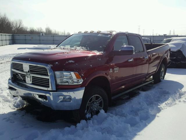 3C6UD5KL7CG337444 - 2012 DODGE RAM 2500 L RED photo 2