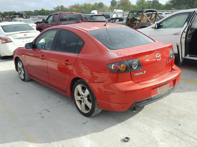 JM1BK323261401225 - 2006 MAZDA 3 S RED photo 3