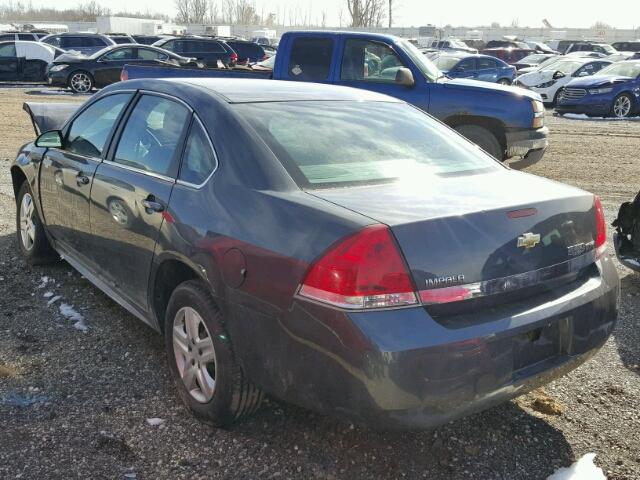 2G1WA5EK1A1102484 - 2010 CHEVROLET IMPALA LS GRAY photo 3