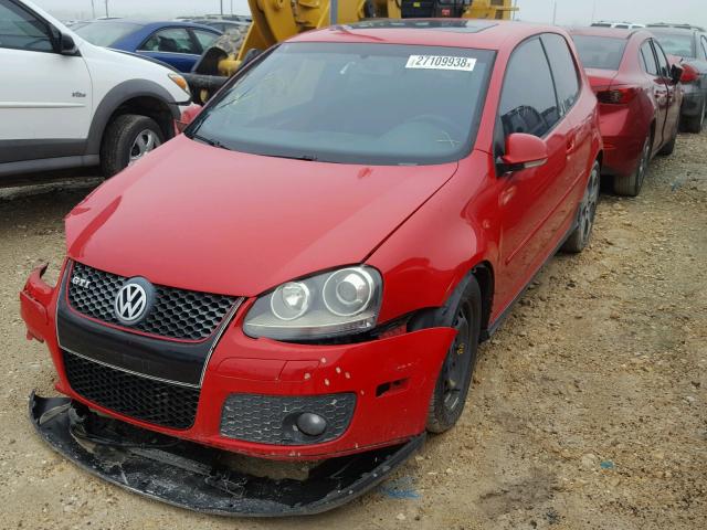 WVWFV71K26W084543 - 2006 VOLKSWAGEN NEW GTI RED photo 2