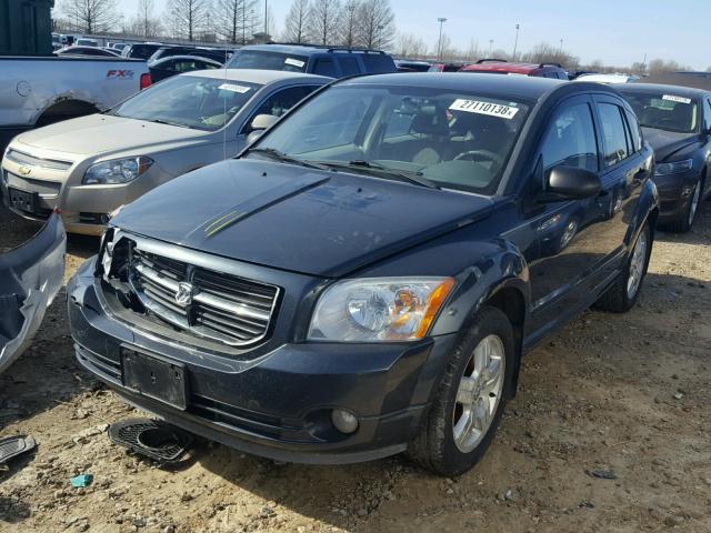 1B3HB48B37D248192 - 2007 DODGE CALIBER SX BLUE photo 2