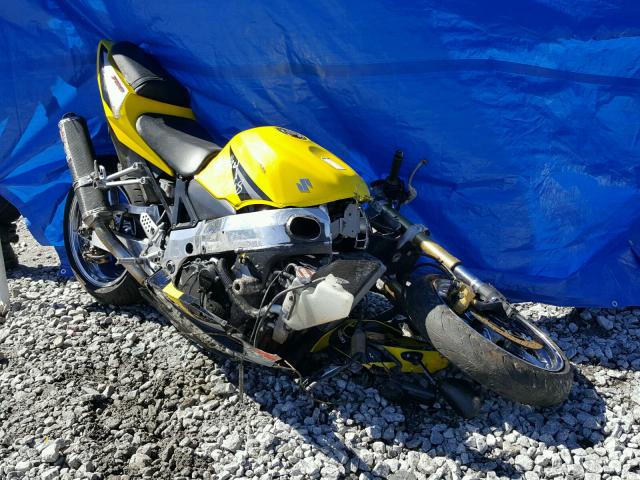 JS1GR7JA552103523 - 2005 SUZUKI GSX-R750 K YELLOW photo 1