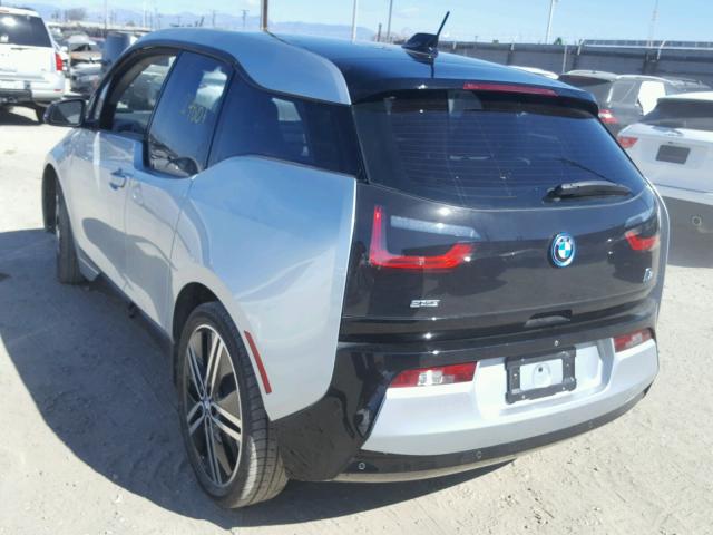 WBY1Z2C5XFV556016 - 2015 BMW I3 BEV SILVER photo 3