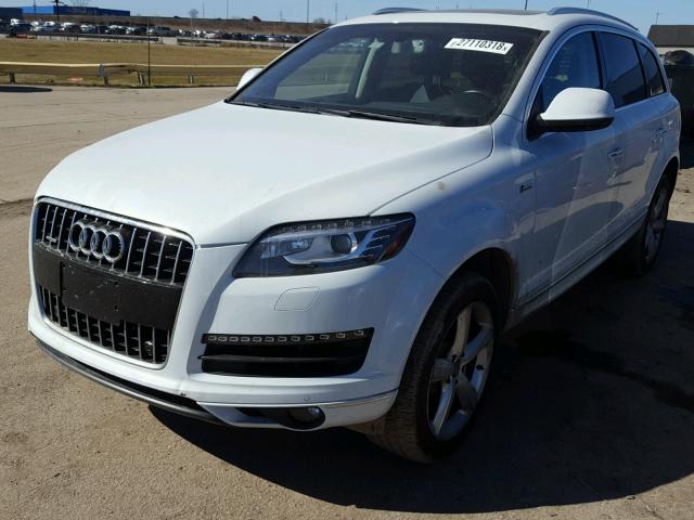 WA1LGAFE8FD022177 - 2015 AUDI Q7 PREMIUM WHITE photo 2