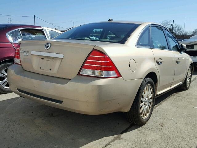 1MEHM42167G607718 - 2007 MERCURY MONTEGO PR TAN photo 4