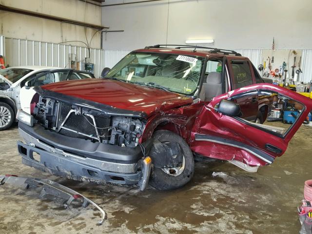 3GNEC12Z75G203685 - 2005 CHEVROLET AVALANCHE MAROON photo 2