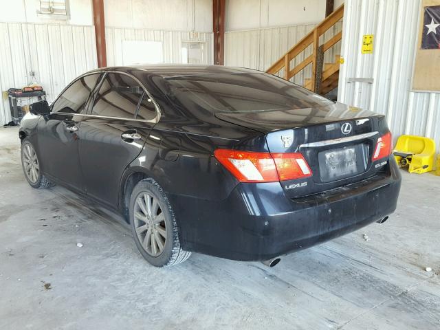 JTHBJ46G182234485 - 2008 LEXUS ES 350 BLACK photo 3