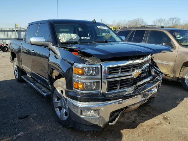 3GCUKSEC5EG342539 - 2014 CHEVROLET SILVERADO BLACK photo 1