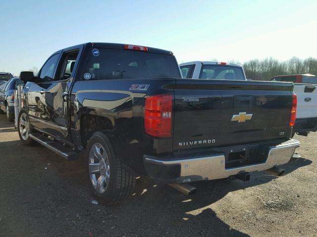 3GCUKSEC5EG342539 - 2014 CHEVROLET SILVERADO BLACK photo 3