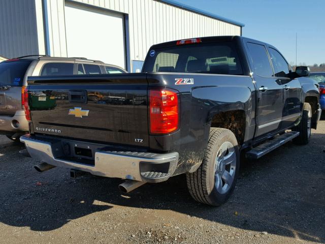 3GCUKSEC5EG342539 - 2014 CHEVROLET SILVERADO BLACK photo 4