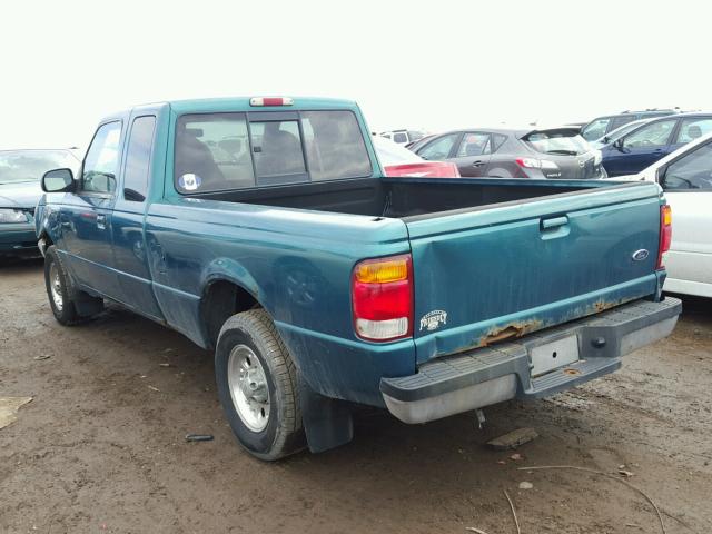 1FTYR14U2WPB62899 - 1998 FORD RANGER SUP GREEN photo 3