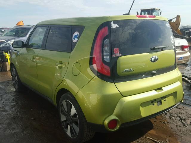 KNDJX3A50F7798415 - 2015 KIA SOUL ! GREEN photo 3