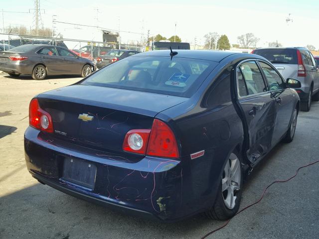 1G1ZA5E1XBF313939 - 2011 CHEVROLET MALIBU LS BLUE photo 4