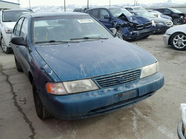 1N4AB41D5TC776513 - 1996 NISSAN SENTRA E GREEN photo 1