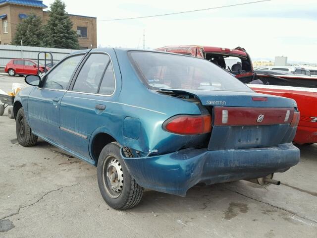 1N4AB41D5TC776513 - 1996 NISSAN SENTRA E GREEN photo 3